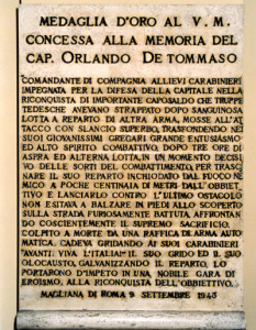 DE TOMMASO ORLANDO CASERMA LAPIDE 1 400
