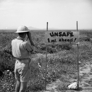 Tunisia Front - 8th Army at Enfidaville War Office Second World War Official Collection