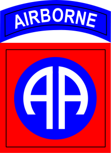 Lo stemma dell'82ª Divisione, la doppia AA.