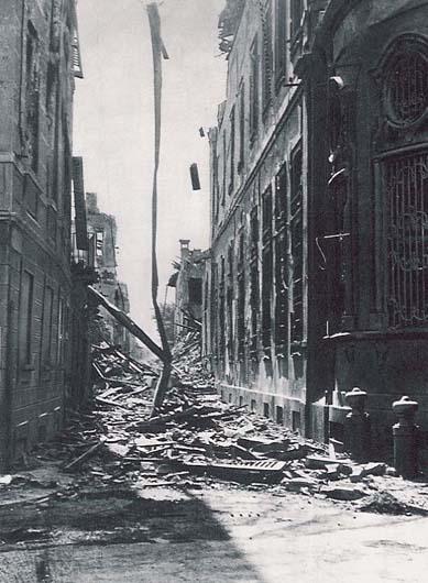 Milano, 8 agosto 1943. I risultati del bombardamento alleato