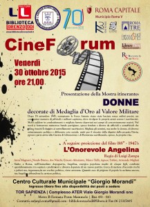 BLL 30 ottobre 2015 Cineforum Morandi Patrocinio